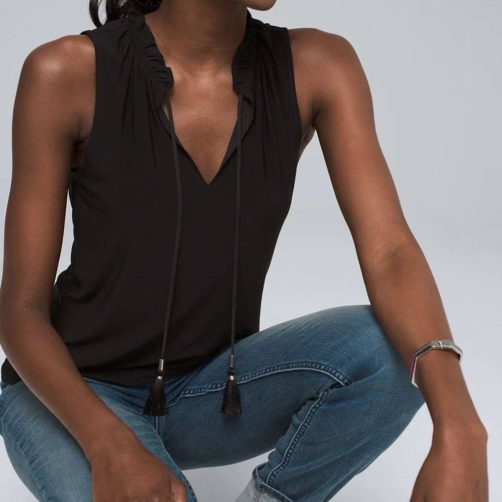 NWT Black Sleeveless Top